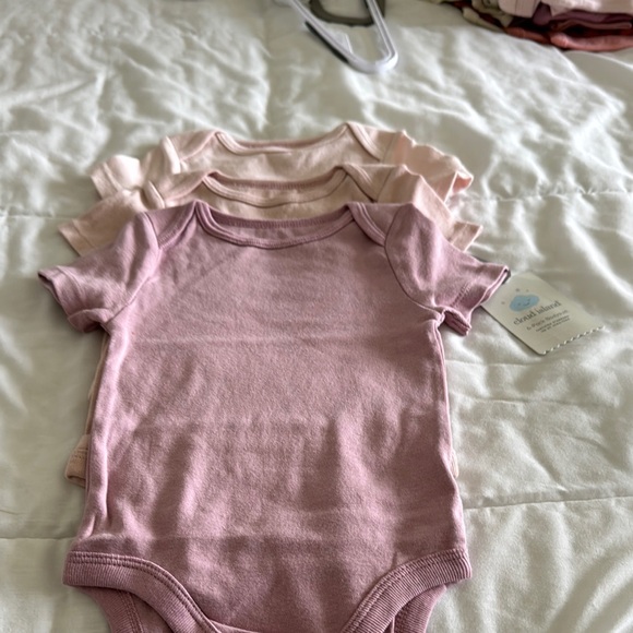 cloud island Other - NWT Cloud Island Pinks Bodysuits Soft Cotton One Pieces 3 in set